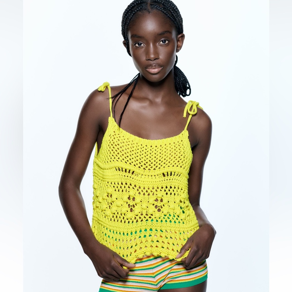 POINTELLE KNIT TOP - Picture 4 of 4